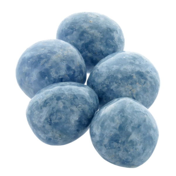 Pierres Roulées - Calcite Bleue - 500 grs