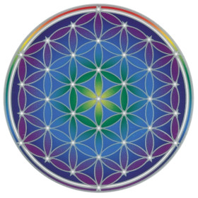 Autocollant attrape-soleil - Fleur de Vie - Flower of Life Mandala