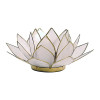 Eclairage d’ambiance Lotus blanc or -- 13.5 cm
