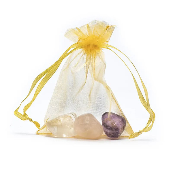 Pierres Dures Triangle d'Or en sachet -- ±3-4 cm