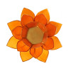 Eclairage Lotus 2° Chakra orange & or -- 13.5 cm