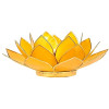 Eclairage ambiance Lotus 3° Chakra jaune & or -- 13.5 cm
