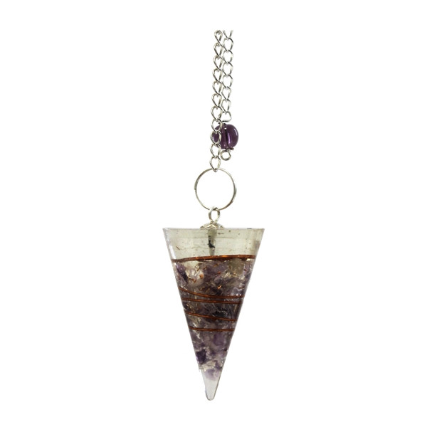 Pendule Orgonite Violet