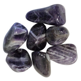 Pierres Roulées - Améthyste Chevron - Sachet 500 grs