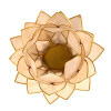 Eclairage d’ambiance Lotus Capiz naturel grand -- 15x10,5 cm