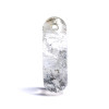 Pendentif cristal de roche foré lisse -- 2.5-3.5 cm