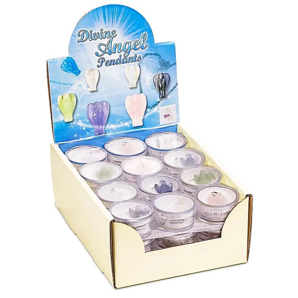 Boîte présentation pendentifs ange divin 36 pièces -- 2.5 cm