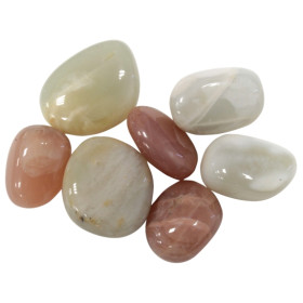 Pierres Roulées - Pierre de Lune couleurs mixées - Sachet 500 grs