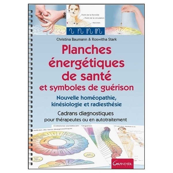Planches énergétiques de santé et symboles de guérison