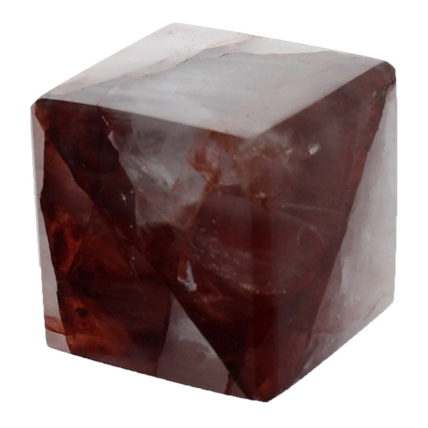Cube Hématoïde Rouge - 3,5 cm