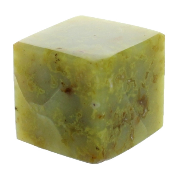 Cube Opale Verte - 3,5 cm