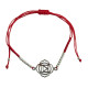 Bracelet cordon ajustable en coton - Chakra Muladhara