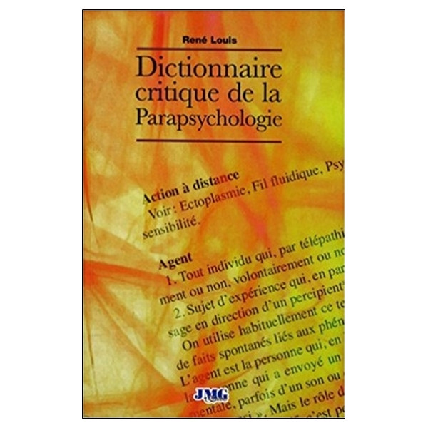 Dictionnaire critique de la Parapsychologie