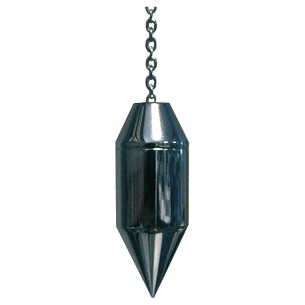 Pendule Cylindre Témoin en Laiton Chromé