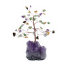 Arbre du Bonheur Quartz multicolore 45 pierres