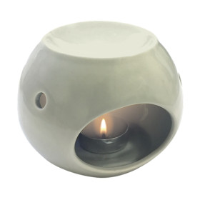 Brûle-parfum en Céramique Gris