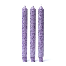 Emballé par 3, Bougie parfumée 7Â° chakra Sahasrara -- 21x2.2 cm