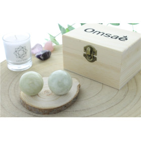Boules de Relaxation Chinoises en Jade Vert