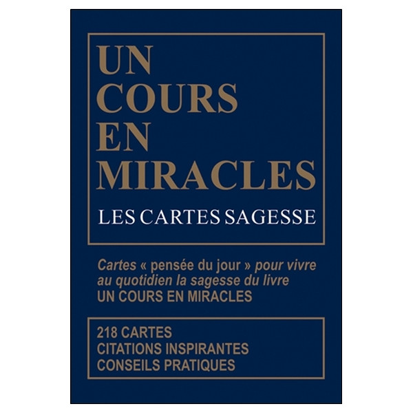 Les Cartes sagesse d'Un Cours en miracles - Coffret