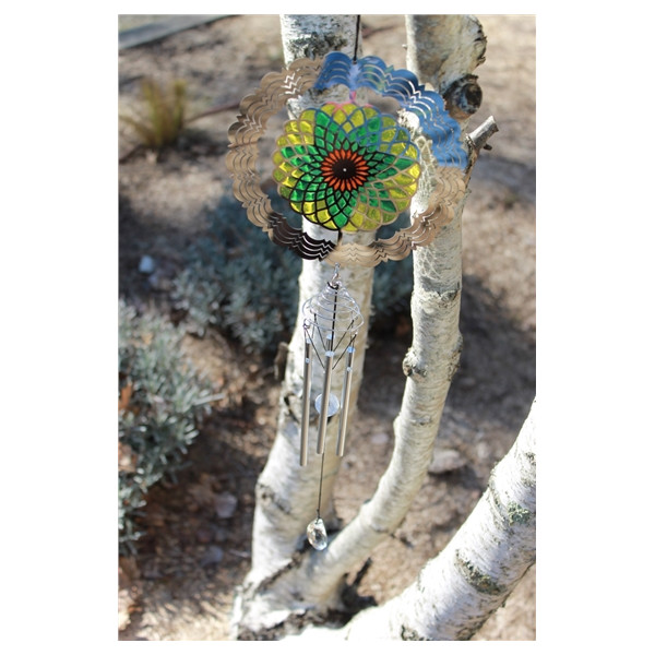 Carillon à vent Cosmo Spinner Rosace 56 cm