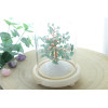 Arbre du Bonheur sous cloche Aventurine Verte