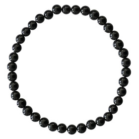 obsidienne noir  4 mm