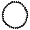 obsidienne noir  4 mm