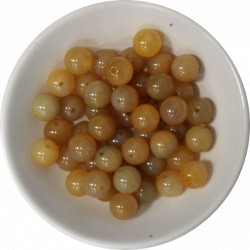 Perles Cornaline naturelle 8 mm - Sachet de 50 perles
