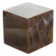 Cube Bois Fossile/Silicifié - 3,5 cm