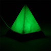 Mini lampe pyramide sel blanche USB + LED -- 400 g； 9 cm