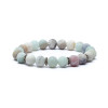 Mala/Bracelet en Amazonite élastique -- 0.8 cm