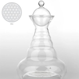 Carafe Vital Water Alladin Fleur de Vie blanche -- 1300 ml