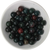 Perles Héliotrope 8 mm - Sachet de 50 perles