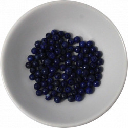 Perles Lapis Lazuli 4 mm - Sachet de 100 perles