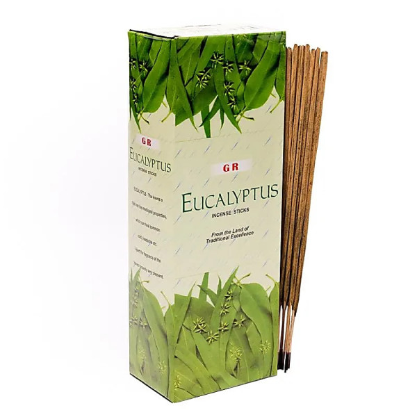 Encens Eucalyptus en boite hexagonale -- 20 g