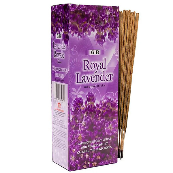 Encens Lavender en boite hexagonale -- 20 g