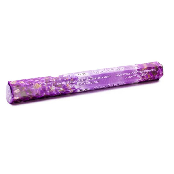 Encens Lavender en boite hexagonale -- 20 g