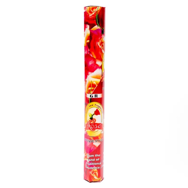 Encens Rose en boite hexagonale -- 20 g