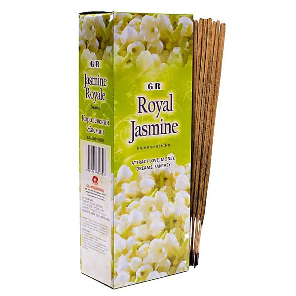 Encens Jasmin en boite hexagonale -- 20 g