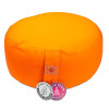 Coussin de méditation Orange coton BIO (OCS) -- 33x17cm； ±2300g