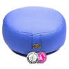Coussin de méditation Bleu coton BIO (OCS) -- 33x17cm； ±2300g