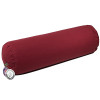 Coussin cylindrique rouge coton BIO (OCS) -- 60x16cm；±2300 g