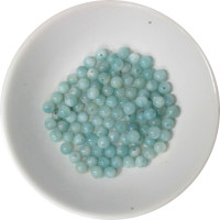 Perles Amazonite 4 mm - Sachet de 100 perles