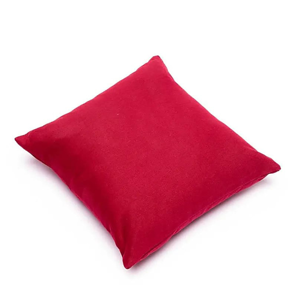 Coussin Méditation pour genoux rouge -- 28x28 cm