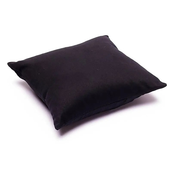 Coussin Méditation pour genoux noir -- 28x28 cm