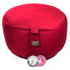 Coussin méditation XL rouge coton BIO (OCS) -- 36x22cm； ±3290g