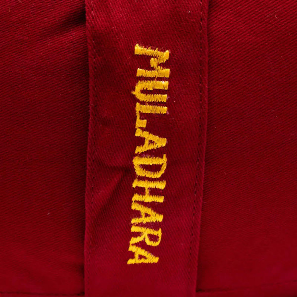 Coussin de méditation 1er Chakra Muladhara brodé -- 33x17 cm