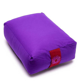 Coussins méditation/Bolster 7ème Chakra violet -- 38x28x12cm
