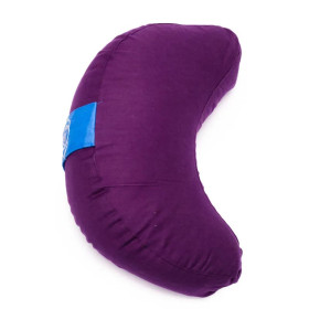 Coussin méditation 1/2 lune 6è Chakra -- ±1008 g； 33x13 cm