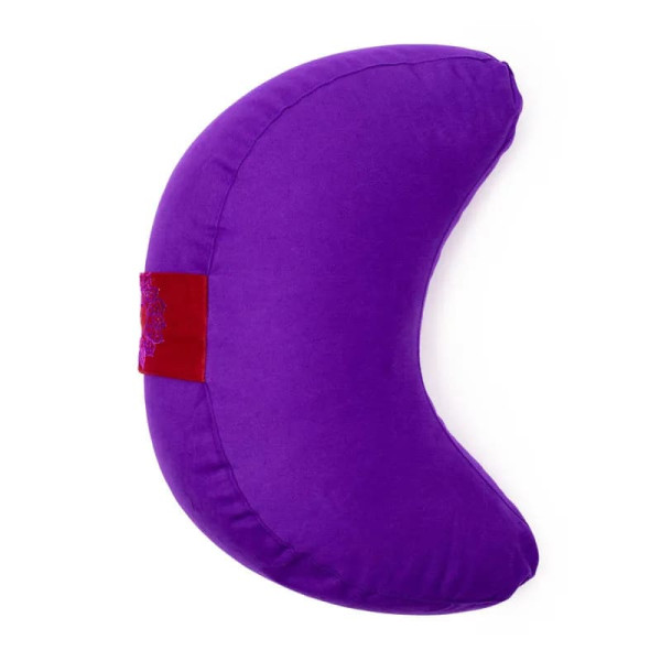 Coussin méditation 1/2 lune 7è Chakra -- ±1008 g； 33x13 cm